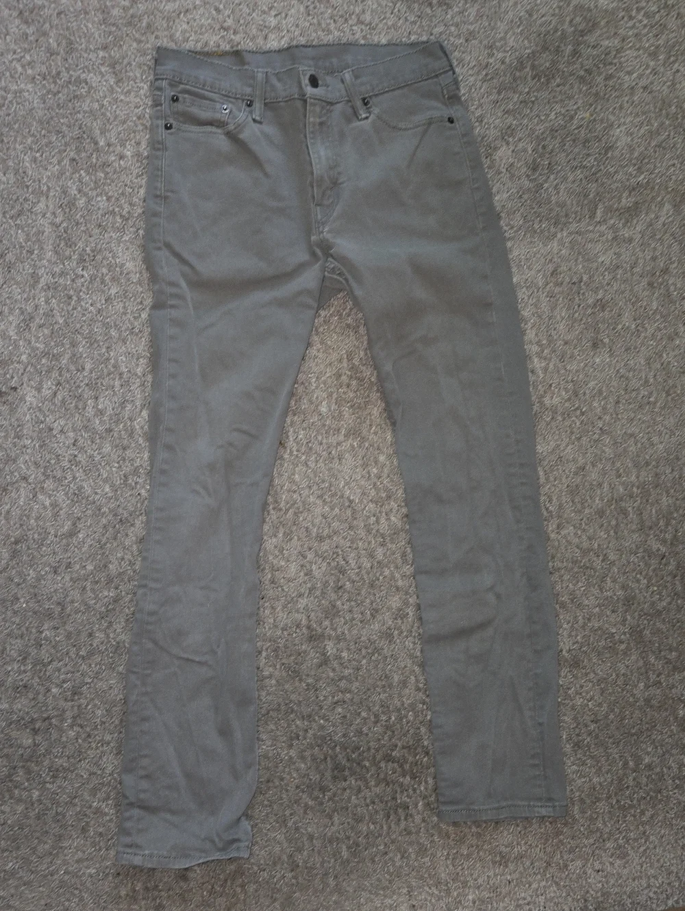 Levi's Men's Slim Straight Gray Jeans